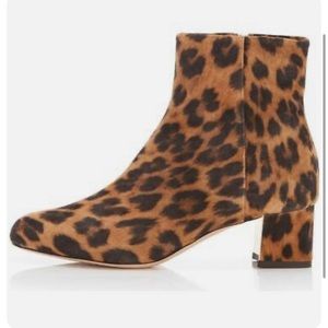 Marion Parke Tasha Bootie Leopard Suede
